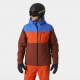 Helly Hansen Giacca Sci Gravity Arancio Turchese Uomo