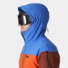 Helly Hansen Giacca Sci Gravity Arancio Turchese Uomo