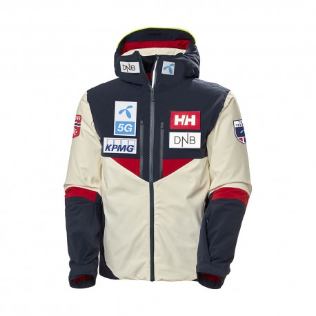 Helly Hansen Giacca Sci Norvegia Nsf Navy Uomo