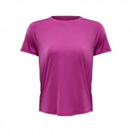 Nike Maglietta Palestra Logo Piccolo Fuxia Donna