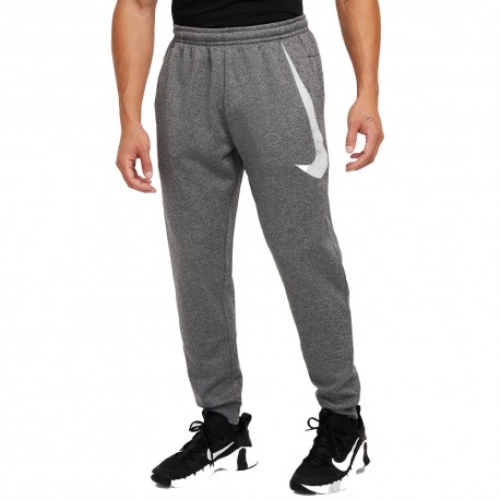 Nike Pantaloni Con Polsino Big Swoosh Nero Uomo