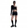 Nike Top Palestra Crop Pro Nero Donna