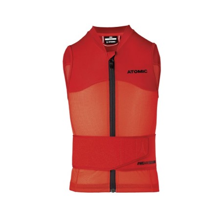 Atomic Protezione Gilet Imbottito Live Shield Vest Rosso Bambino