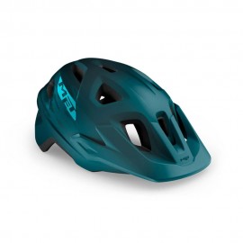 Met Casco Bici Echo Blu Petrolio Opaco