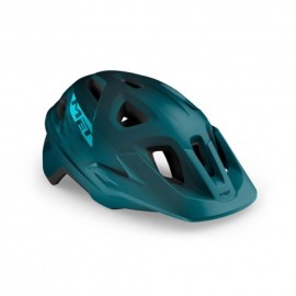 Met Casco Bici Echo Blu Petrolio Opaco