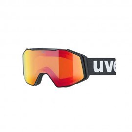 Uvex Maschera Sci Gravity Fm Nero Mat Mirror Red