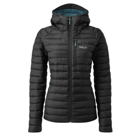 Rab Giacca Trekking Piuma Microlight Alpine Nero Donna