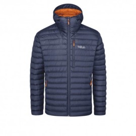 Rab Giacca Trekking Piuma Microlight Alpine Blu Arancio Uomo