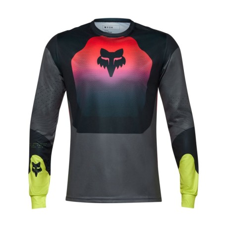 Fox Maglia Mtb Ranger Ls Revise Nero Rosa Uomo