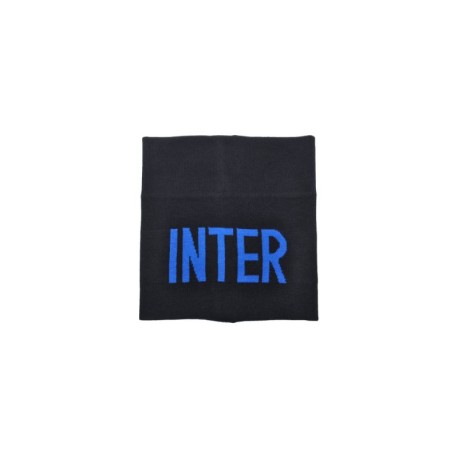 Imma Scaldacollo Inter Jacquard Nero Azzurro