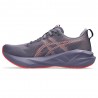 Asics Novablast 5 Grigioish Purple Coral Reef - Scarpe Running Uomo