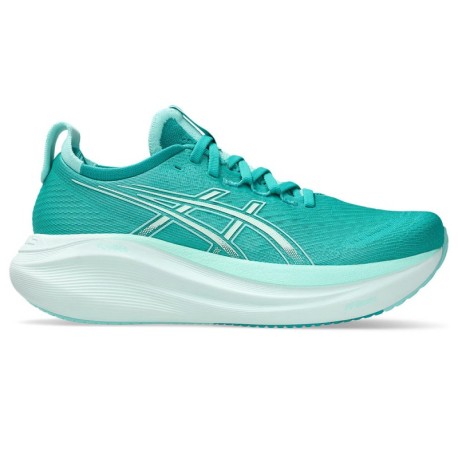 Asics Gel-Nimbus 27 Wave Teal Illuminate - Scarpe Running Donna