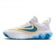 Nike Giannis Immortality 3 Bianco Blu Giallo - Scarpe Basket Uomo