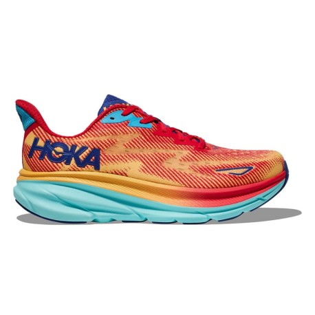 Hoka Clifton 9 Cerise Clodless - Scarpe Running Uomo