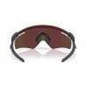 Oakley Qtnm Kato Transparent Stonewash Lente Prizm Sapphire - Occhiali Da Sole