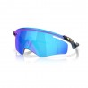 Oakley Qtnm Kato Transparent Stonewash Lente Prizm Sapphire - Occhiali Da Sole