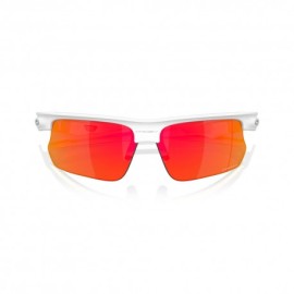 Oakley Bisphaera Polished White Lente Prizm Ruby - Occhiali Da Sole