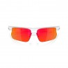 Oakley Bisphaera Polished White Lente Prizm Ruby - Occhiali Da Sole