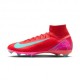 Nike Superfly 10 Pro Fg Fucsia Azzurro - Scarpe Da Calcio Uomo