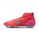 Nike Superfly 10 Academy Ag Fucsia Azzurro - Scarpe Da Calcio Uomo