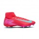 Nike Superfly 10 Academy Fg Mg Fucsia Azzurro - Scarpe Da Calcio Uomo