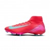 Nike Superfly 10 Academy Fg Mg Fucsia Azzurro - Scarpe Da Calcio Uomo