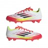 Adidas F50 League Fg Mg Bianco Rosso - Scarpe Da Calcio Bambino