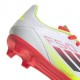 Adidas F50 League Fg Mg Bianco Rosso - Scarpe Da Calcio Bambino