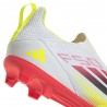 Adidas F50 League Ll Fg Mg Bianco Rosso - Scarpe Da Calcio Bambino