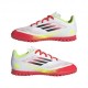 Adidas F50 Club Tf Bianco Rosso - Scarpe Da Calcio Bambino