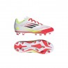 Adidas F50 Club Fg Mg Bianco Rosso - Scarpe Da Calcio Bambino