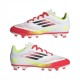 Adidas F50 Club Fg Mg Bianco Rosso - Scarpe Da Calcio Bambino