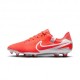 Nike Legend Tiempo 10 Academy Fg Mg Lava Bianco - Scarpe Da Calcio Uomo