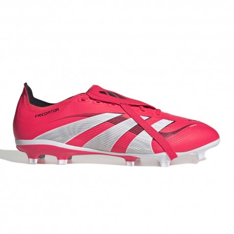 ADIDAS Predator League Ft Fg Mg Rosso Bianco - Scarpe Da Calcio Uomo