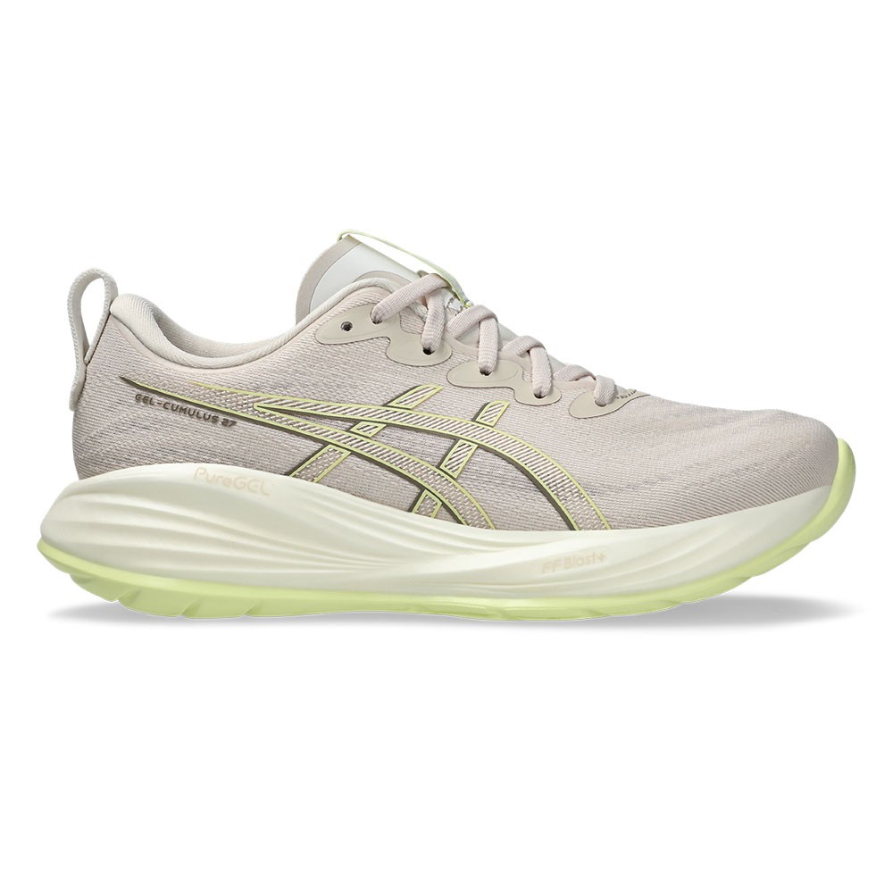 Image of Asics Gel-Cumulus 27 Mineral Beige Huddle Giallo - Scarpe Running Donna EUR 39,5 / US 8068