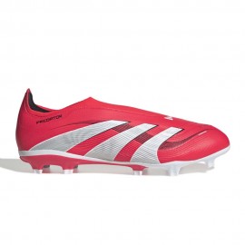 ADIDAS Predator League Ll Fg Mg Rosso Bianco - Scarpe Da Calcio Uomo