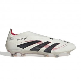 ADIDAS Predator Elite Ll Fg Bianco Nero - Scarpe Da Calcio Uomo