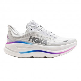 Hoka Bondi 9 Cosmic Grigio Bianco - Scarpe Running Donna