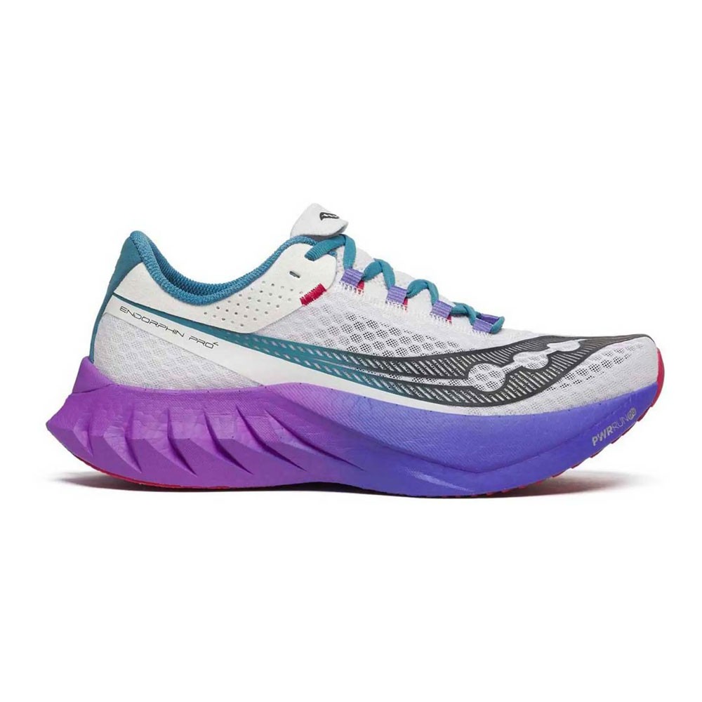 Image of Saucony Endorphine Pro 4 Bianco Viola - Scarpe Running Uomo EUR 42 / US 8,5068