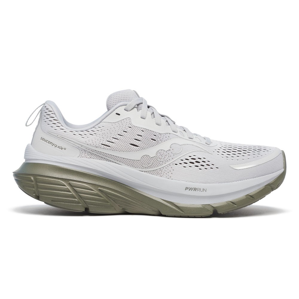 Image of Saucony Guide 18 Bianco Verde - Scarpe Running Uomo EUR 44 / US 10068