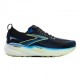 Brooks Glycerin Gts 22 Nero Cobalt Neo Giallo - Scarpe Running Uomo