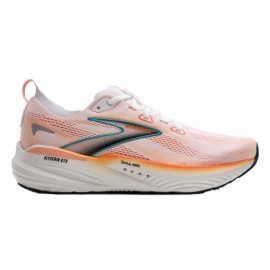 Brooks Glycerin Gts 22 Bianco Arancio Verde Blue - Scarpe Running Uomo