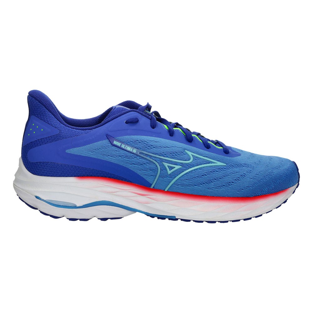 Image of Mizuno Wave Ultima 16 Blu Rosso Bianco - Scarpe Running Uomo EUR 46 / UK 11068