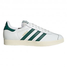 ADIDAS Originals Gazelle Lea Bianco Verde - Sneakers Uomo