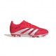 ADIDAS Predator Club Fg Mg Rosso Bianco - Scarpe Da Calcio Bambino