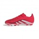 ADIDAS Predator Club Fg Mg Rosso Bianco - Scarpe Da Calcio Bambino