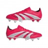 ADIDAS Predator League Sg Rosso Bianco - Scarpe Da Calcio Uomo