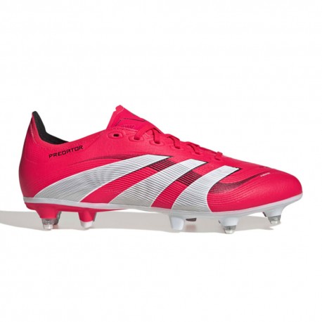 ADIDAS Predator League Sg Rosso Bianco - Scarpe Da Calcio Uomo