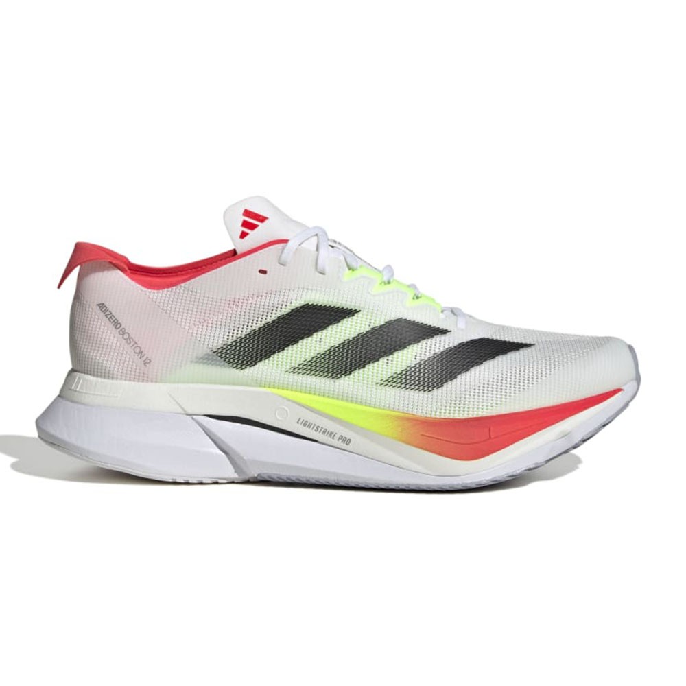 Image of ADIDAS Adizero Boston 12 Bianco Core Nero Rosso - Scarpe Running Uomo EUR 46 / UK 11068