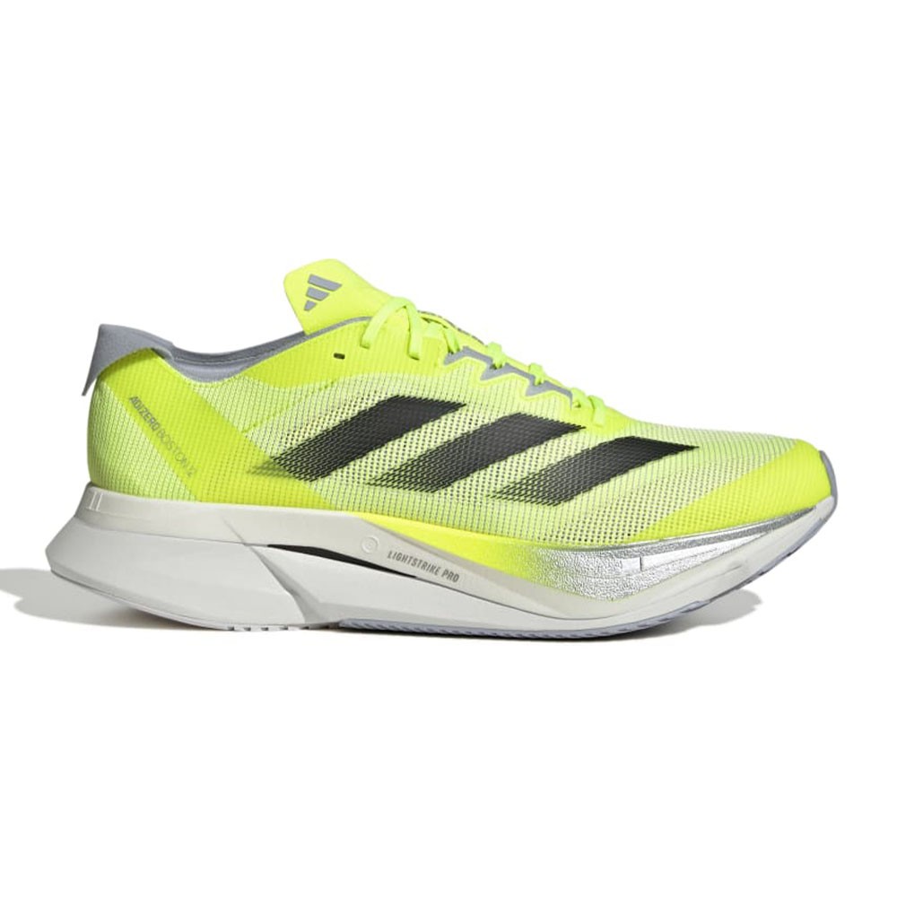 Image of ADIDAS Adizero Boston 12 Giallo Fluo Nero - Scarpe Running Uomo EUR 43 1/3 / UK 9068